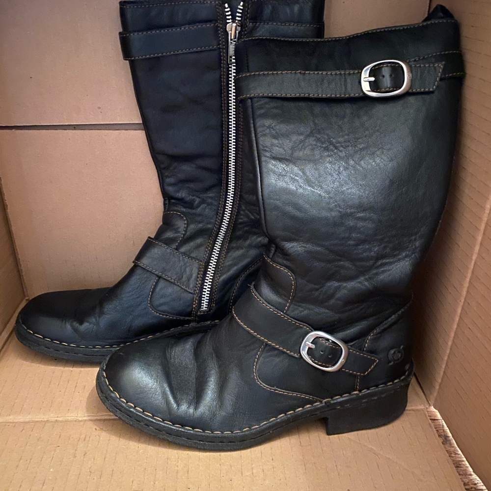 Born Moto Riding Boots Size 6.5M